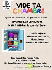 Photo de la bourse aux jouets Vide ta chambre (Spécial affaires d'enfants)