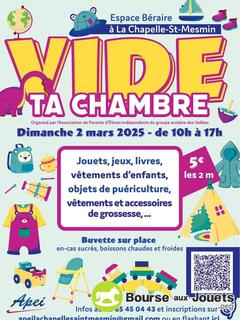 Photo de la bourse aux jouets Vide Ta Chambre (vêtements, jouets, jeux, puériculture)