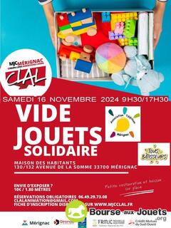 Photo de la bourse aux jouets Vides jouets solidaire au profit de afm telethon